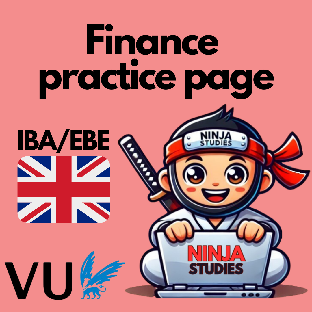 Finance Practice Page - IBA VU