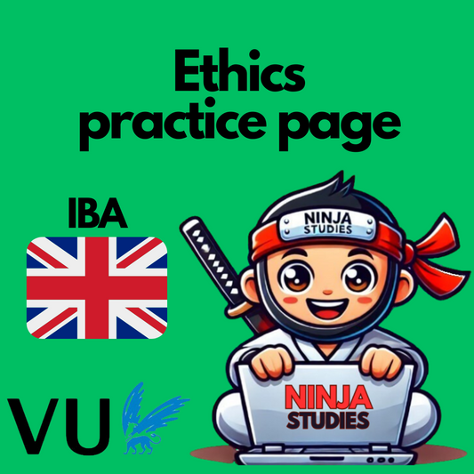 Ethics Practice Page - IBA VU